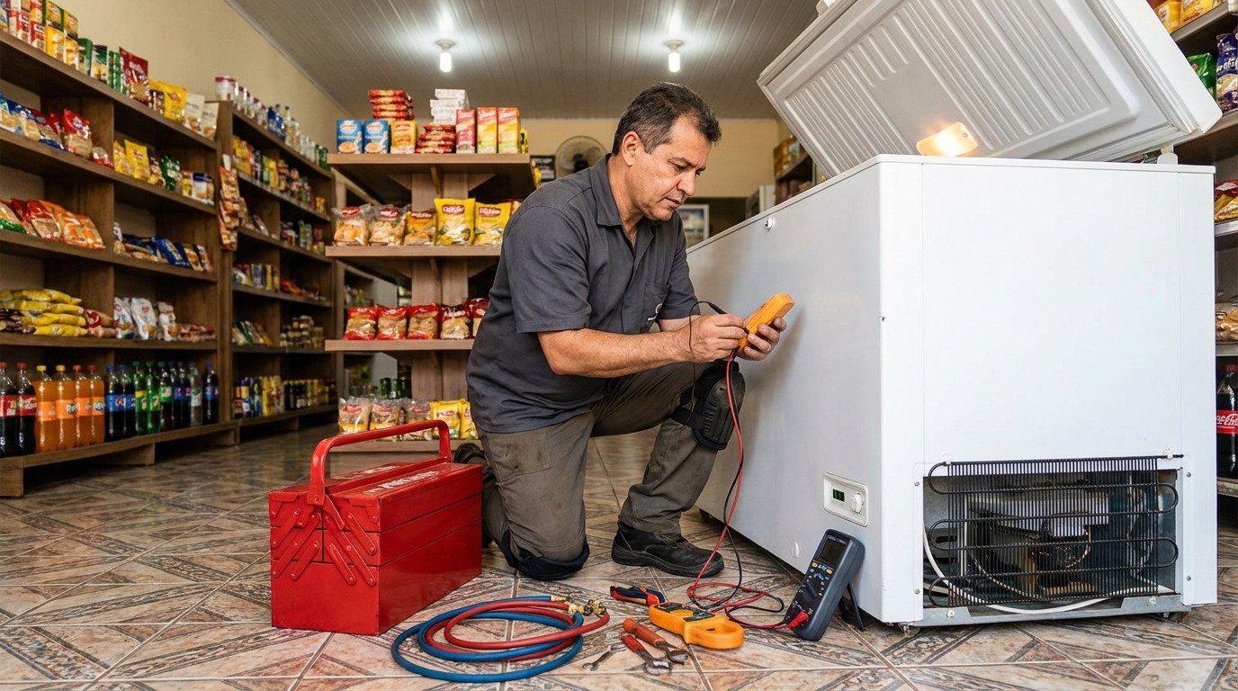 Ajuste de Temperatura do Freezer em Volta Redonda‑RJ
